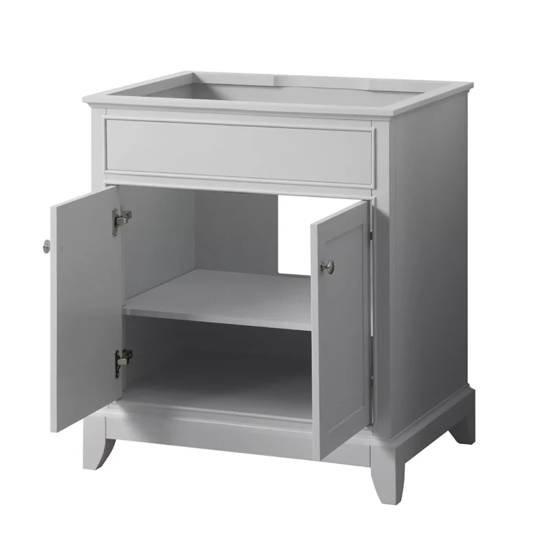 Aurora 31 in. Vanity with Carrara Marble Top