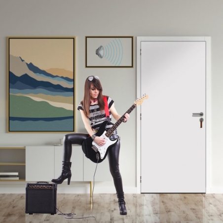 Bloc porte bois 1 vantail acoustique