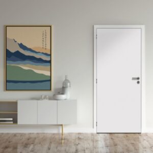 Bloc porte bois 1 vantail tertiaire