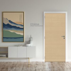 Bloc porte bois 1 vantail tertiaire