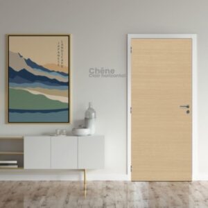 Bloc porte bois 1 vantail tertiaire