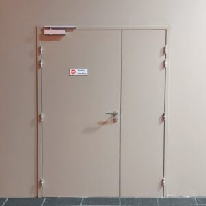 Bloc porte bois 2 vantaux acoustique