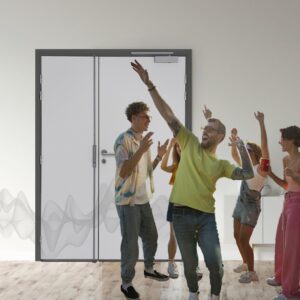 Bloc porte bois 2 vantaux acoustique