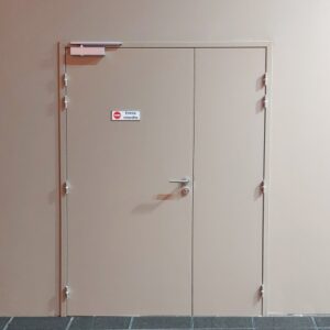 Bloc porte bois 2 vantaux acoustique