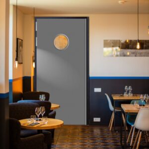 Bloc porte bois va-et-vient 1 vantail