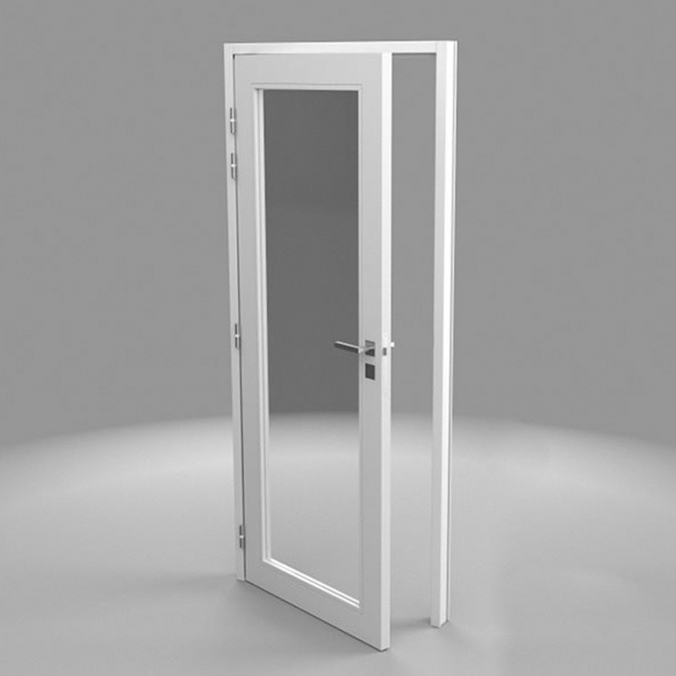 Bloc porte vitré 1 vantail tertiaire