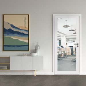 Bloc porte vitré 1 vantail tertiaire