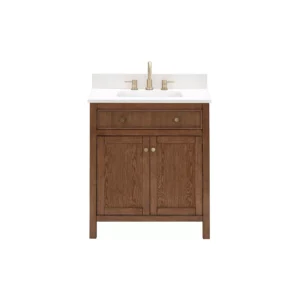 Dylan 31 in. Cinnamon Vanity with Quartz Top