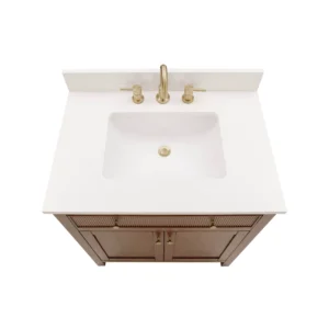 Dylan 31 in. Cinnamon Vanity with Quartz Top