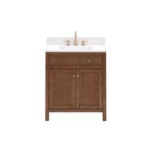 Dylan 31 in. Cinnamon Vanity with Quartz Top