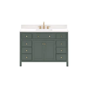 Dylan 49 in. Smoke Green Vanity with Quartz Top