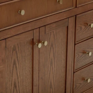 Dylan 61 in. Cinnamon Vanity with Quartz Top