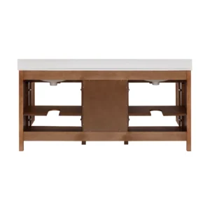 Dylan 73 in. Cinnamon Vanity with Quartz Top