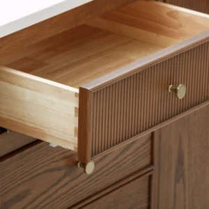 Dylan 73 in. Cinnamon Vanity with Quartz Top