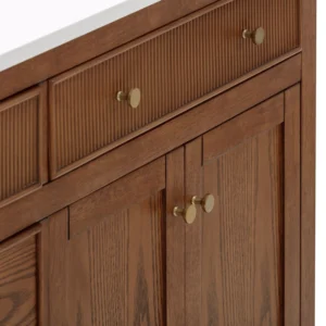 Dylan 73 in. Cinnamon Vanity with Quartz Top