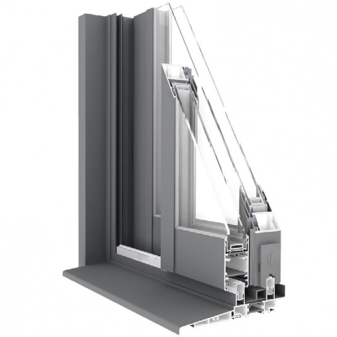 Fenêtre coulissante 2 vantaux