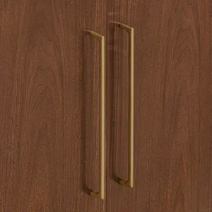 Mina 31 in. Walnut Vanity with Carrara Marble Top