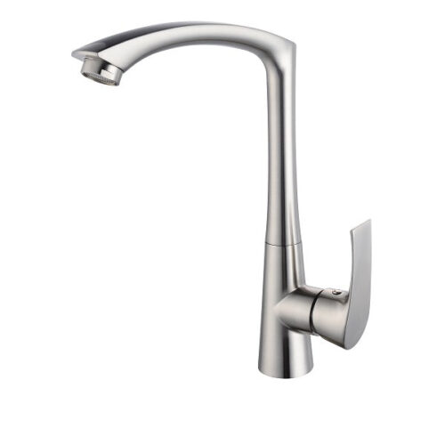 Mitigeur d’évier haut NATAM inox brossé