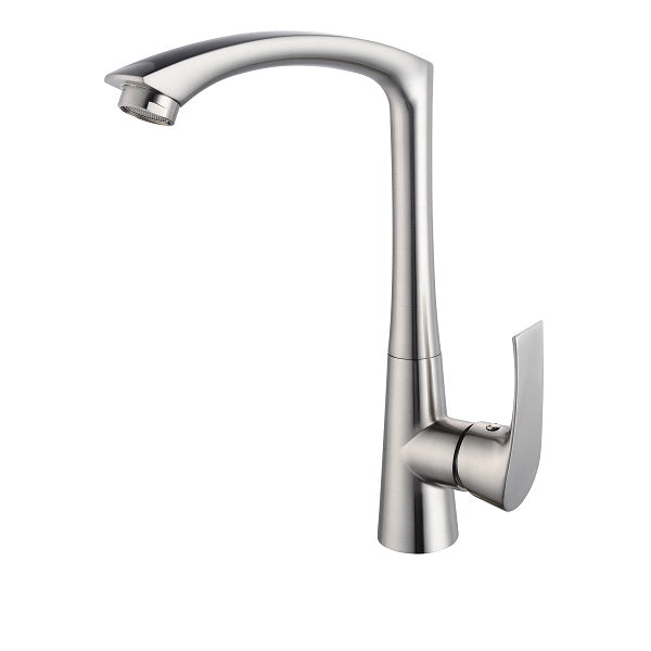 Mitigeur d’évier haut NATAM inox brossé