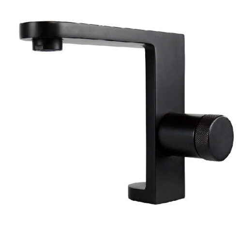 Mitigeur de lavabo noir MERIDA