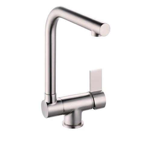 Mitigeur évier à bec basculant ESPERANZA inox brossé