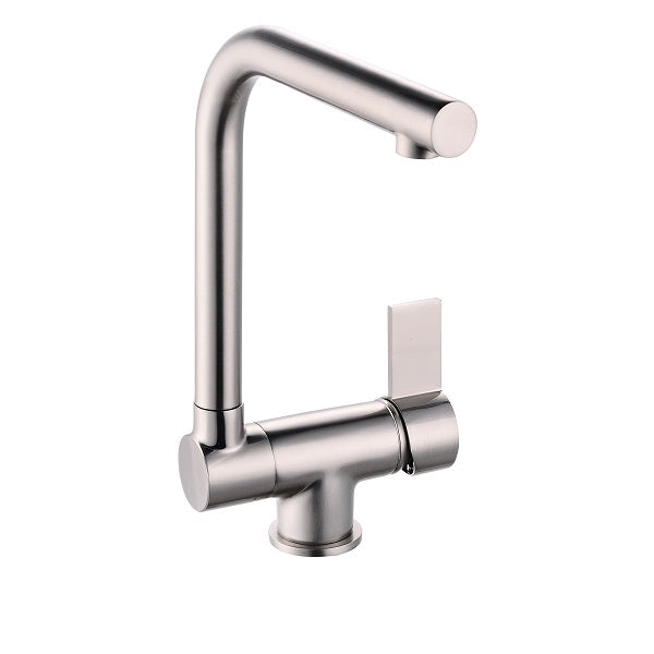 Mitigeur évier à bec basculant ESPERANZA inox brossé