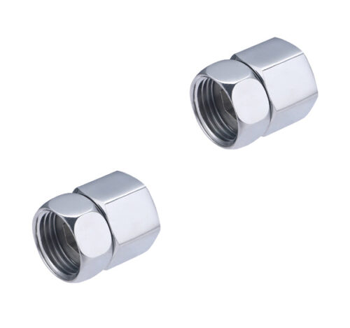 Paire de raccord sanitaire droit raccord fou écrou tournant