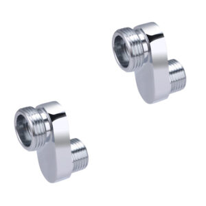 Paire de raccords sanitaires excentrés de 25 mm mâle 15x21 mâle 20x27