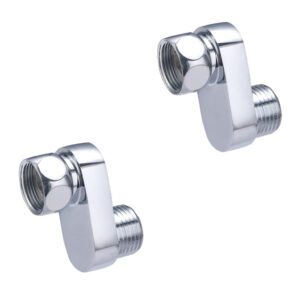 Paire de raccords sanitaires excentrés de 25 mm mâle femelle