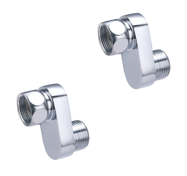 Paire de raccords sanitaires excentrés de 25 mm mâle femelle