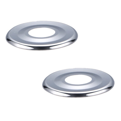 Paire de rosaces plates