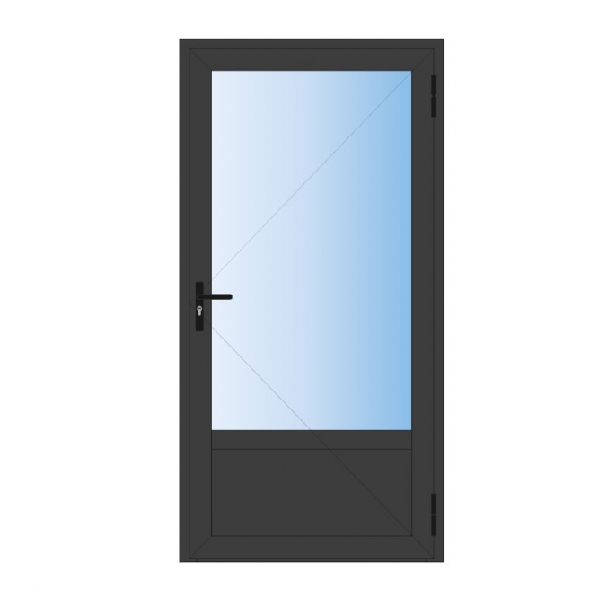 Porte fenêtre aluminium 1 vantail