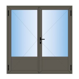 Porte fenêtre aluminium 2 vantaux