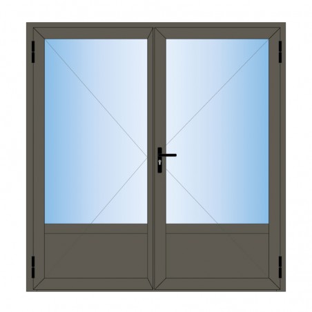 Porte fenêtre aluminium 2 vantaux