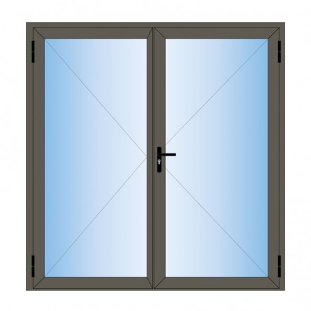 Porte fenêtre aluminium 2 vantaux
